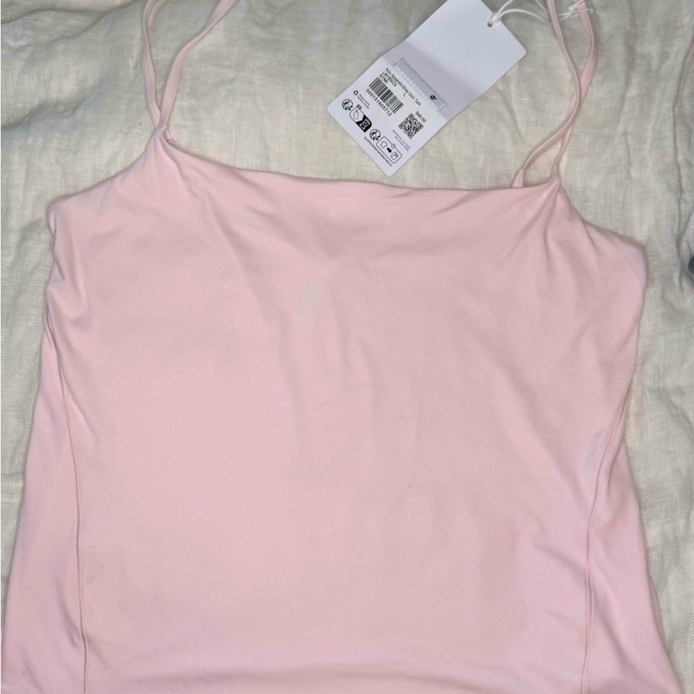 Lululemon spagetti strap straw. Milk Sz lg